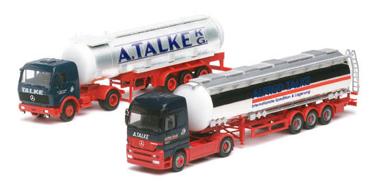 Mercedes-Benz DB chrome tank train 2A/3A/Actros LH jumbochrome tank trail 2A/3A