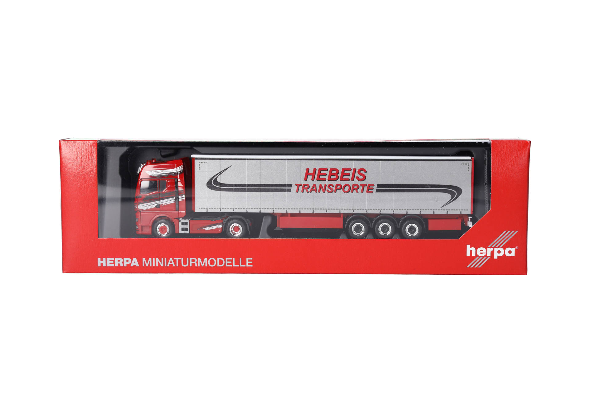 MAN TGX GX curtain canvas semitrailer truck "Hebeis Transporte"
