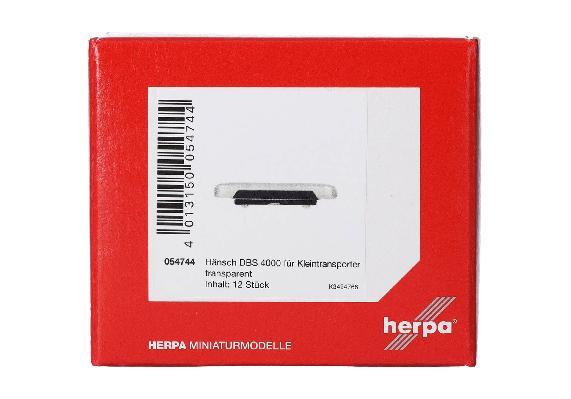Accessories: Hänsch DBS 4000 for vans/transporter, clear transparent (12 pieces)