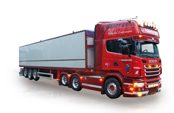 Scania R TL walking-floor semitrailer "Transoord"