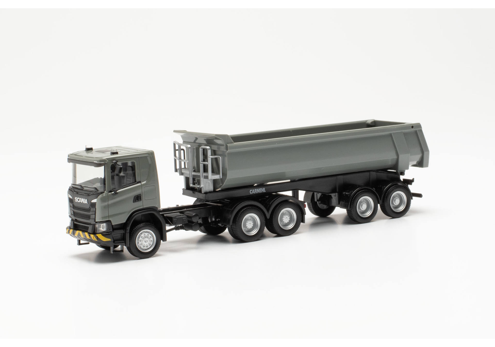 Scania CG 17 6x6 Rundmulden-Sattelzug 3achs/2achs, grau