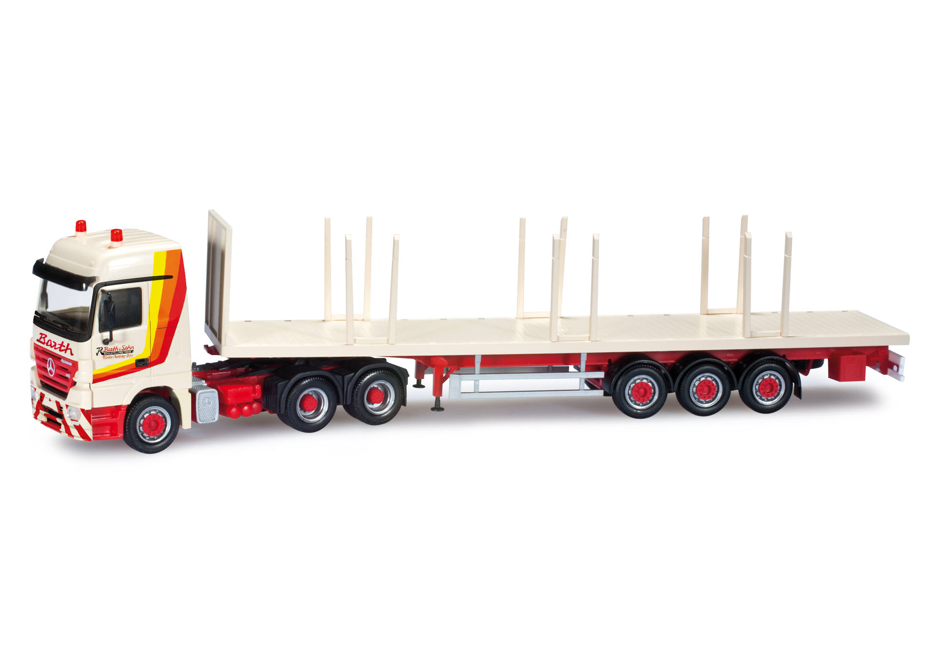 Mercedes-Benz Actros LH ´02 Rungen-Sattelzug "Barth"