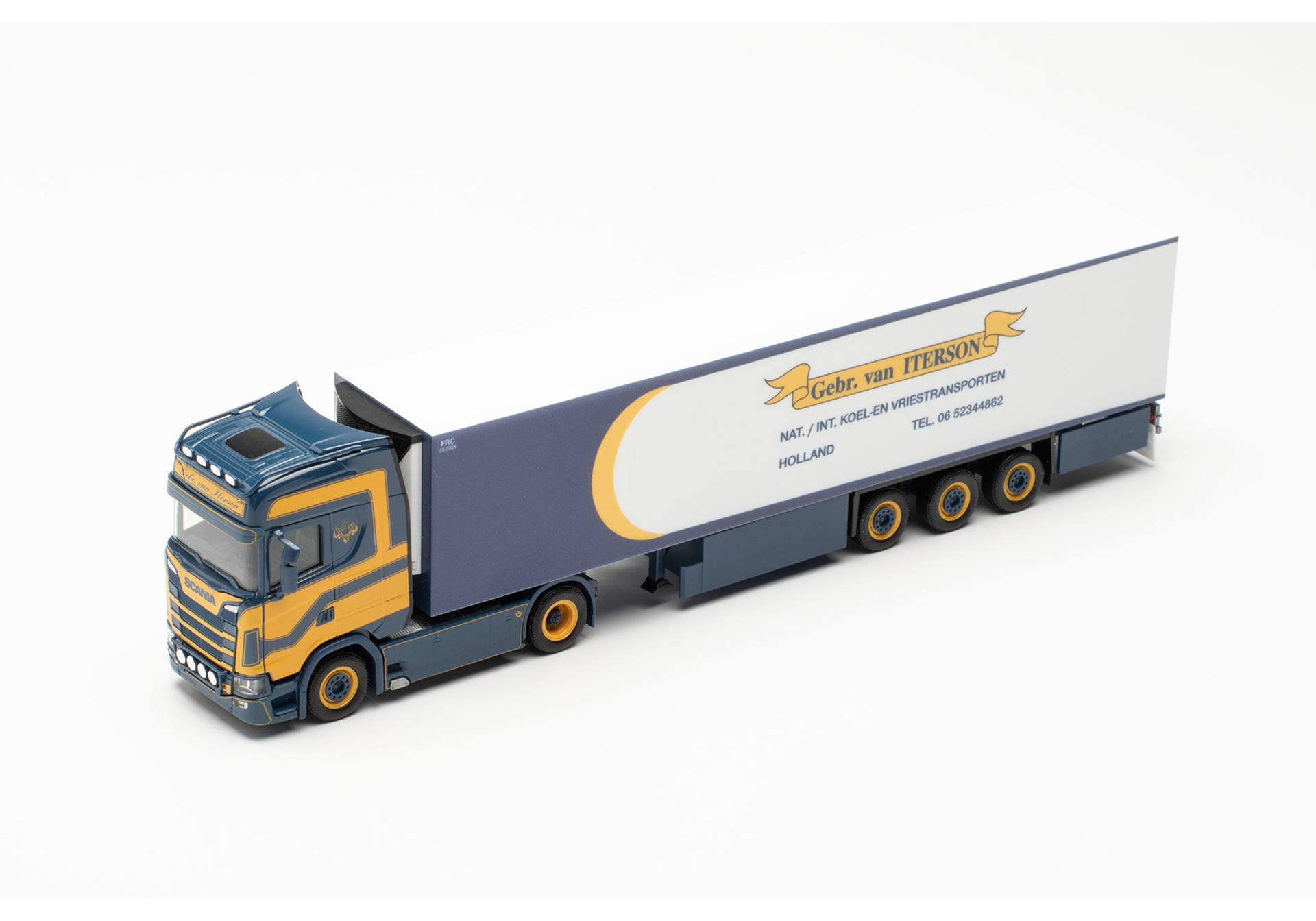 Scania CS 20 high roof refrigerated box semitrailer “Gebr. van Iterson”
