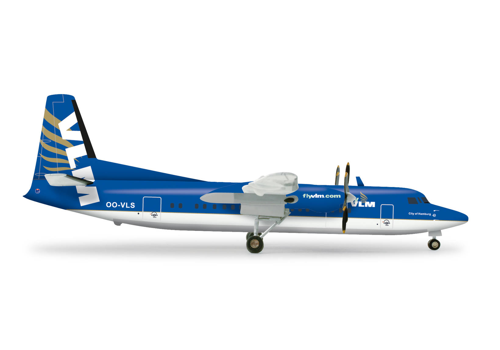 VLM Airlines Fokker 50 - OO-VLS