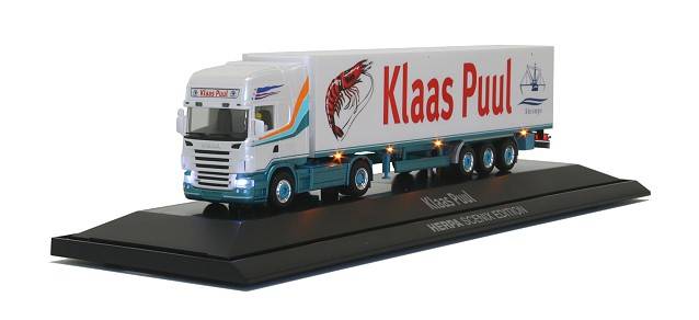 Scania R TL refrigerated box semitrailer "Klaas Puul" (NL), SCENIX