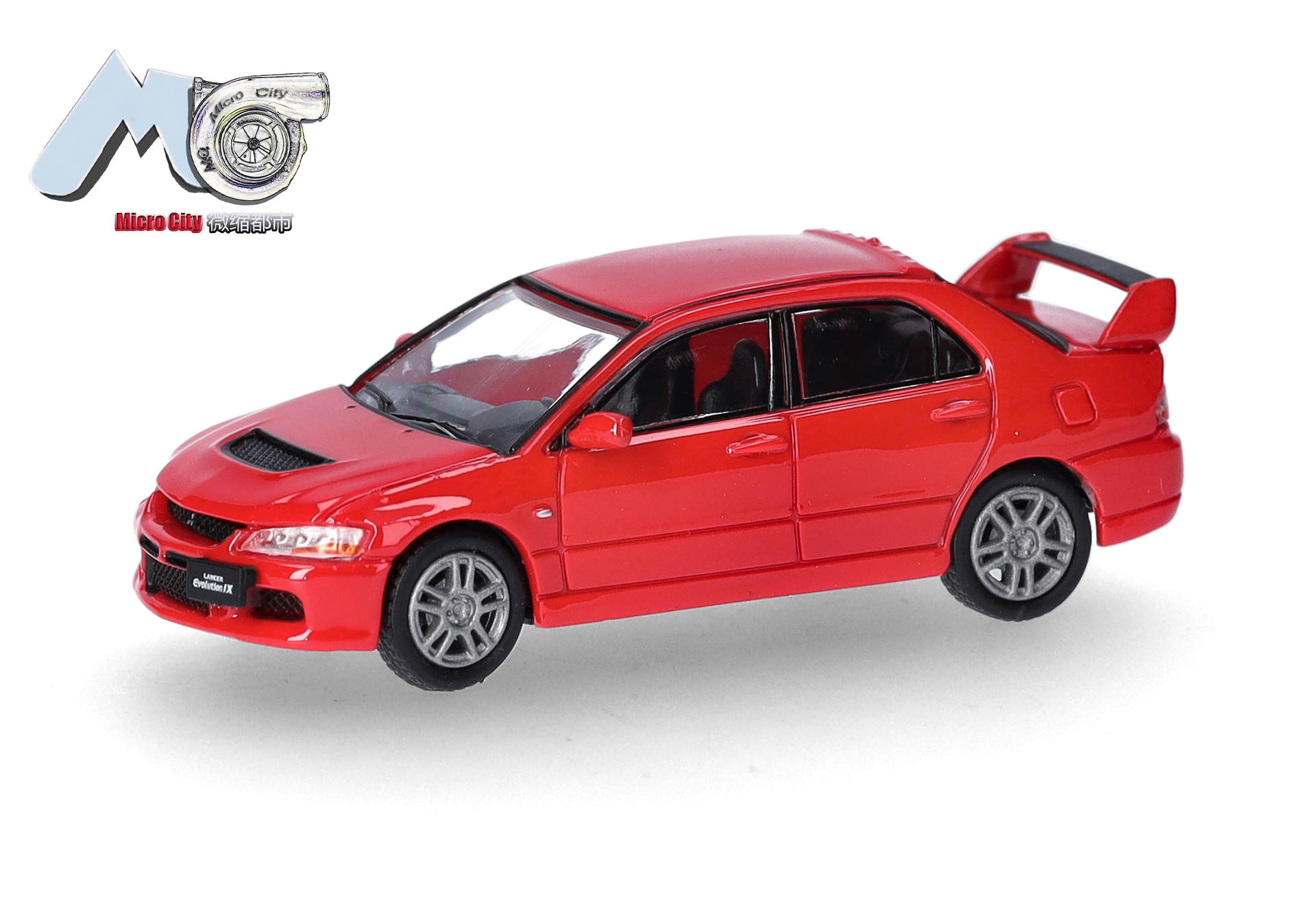 MicroCity: Mitsubishi Lancer Evolution 9, rot (2005-2007)