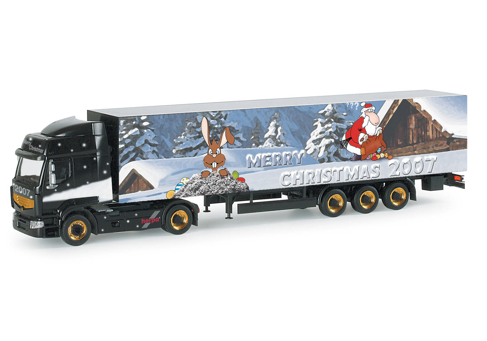 Renault Premium Koffer-Sattelzug "Weihnachten 2007"