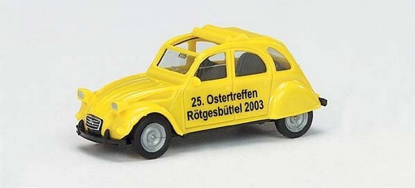 Citroen 2 CV Herpa standard packing red