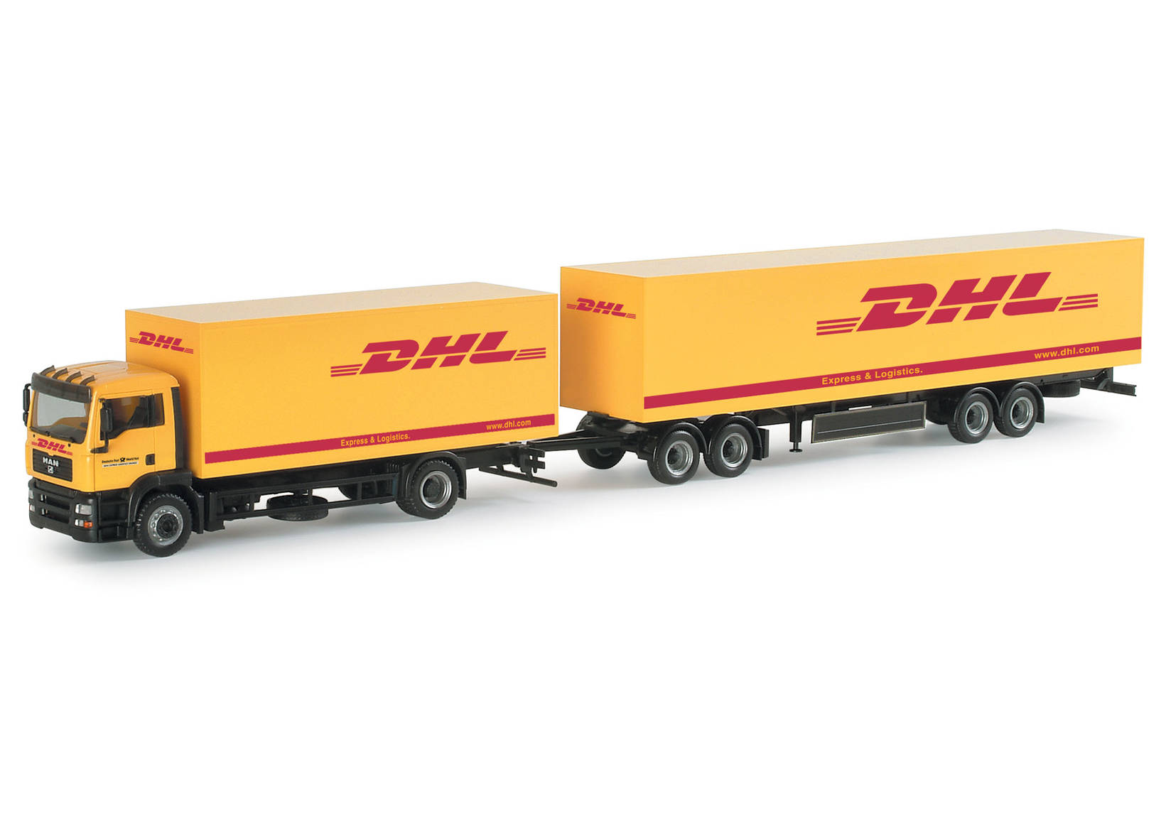 MAN TGA M box trailer "DHL"