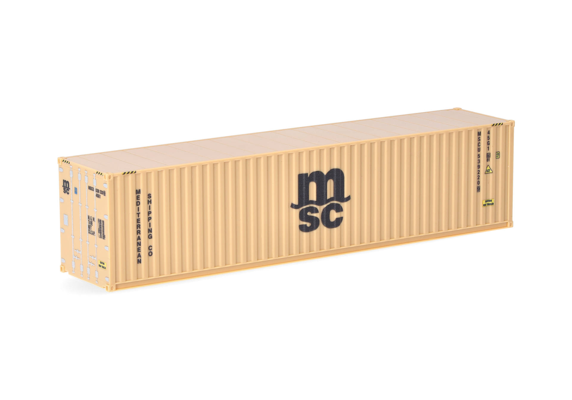shipping container, dry cargo, intermodal container, modular container, beige color