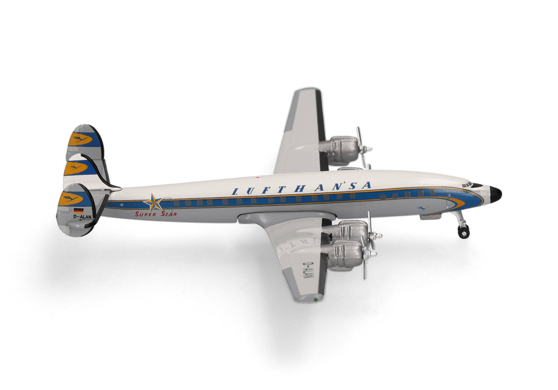 toy, airplane, model, biplane, Luft Hansa