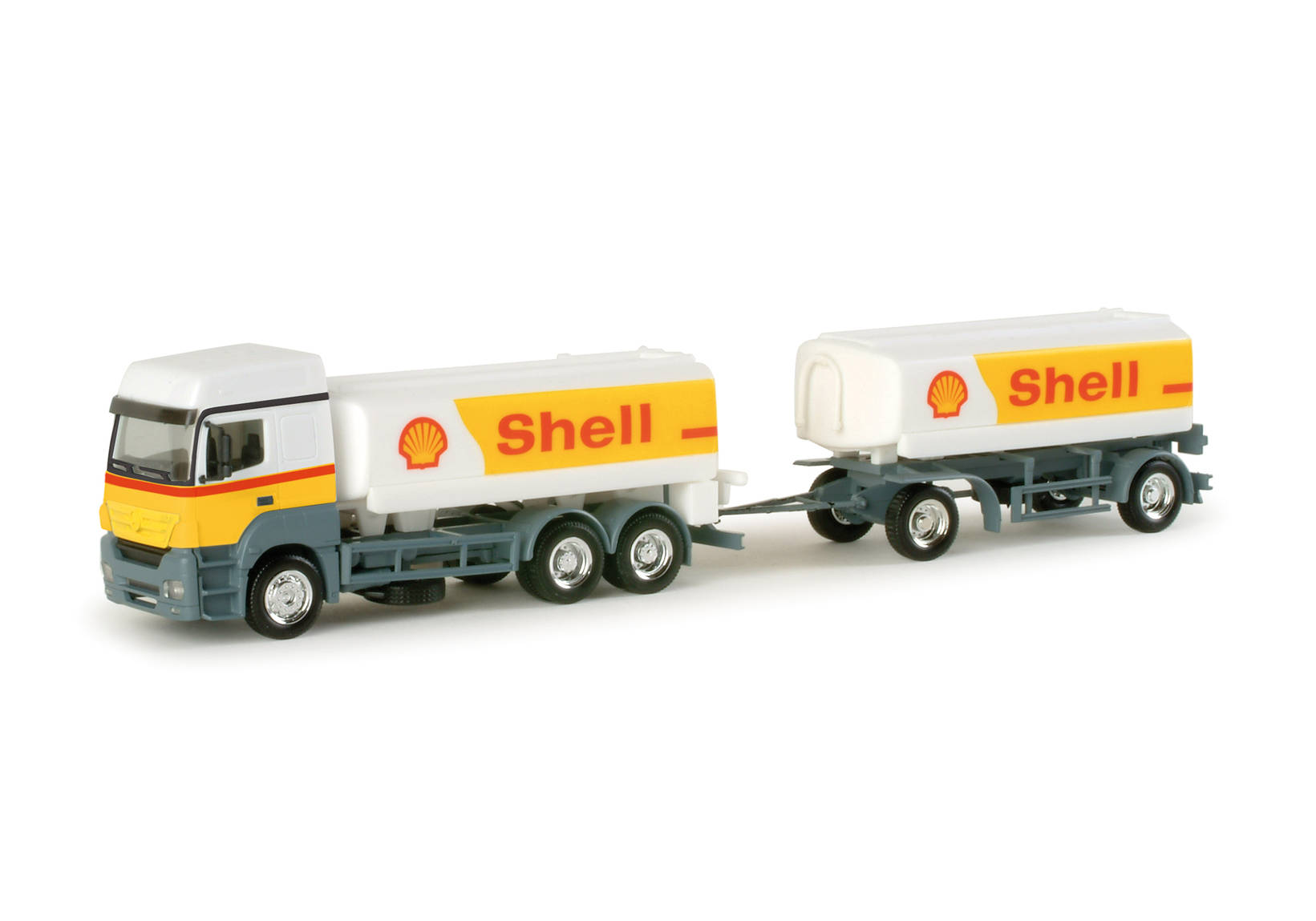 Mercedes-Benz Axor Benzintank-Hängerzug "Shell"