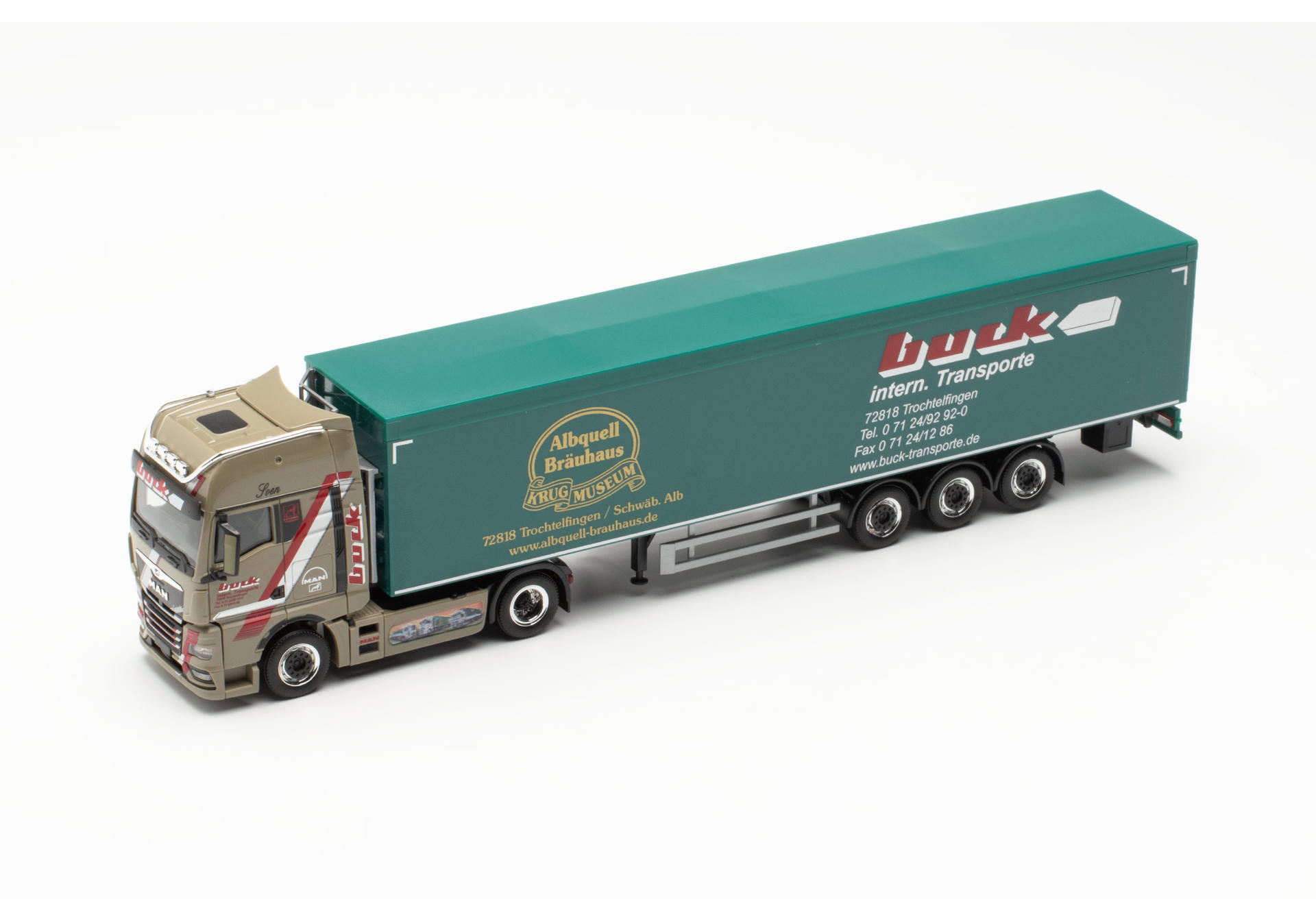 MAN TGX GX Schubboden-Sattelzug "Buck" (Baden-Württemberg/Trochtelfingen)