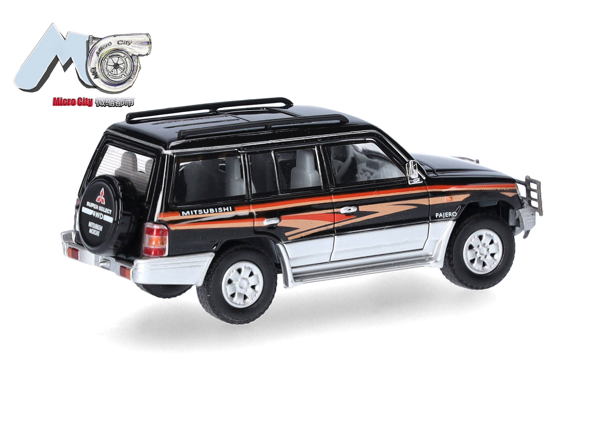 MicroCity: Mitsubishi Pajero, black