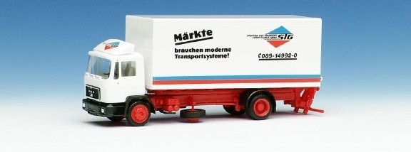 MAN M 90 Koffer-LKW mit Ladebordwand 2a