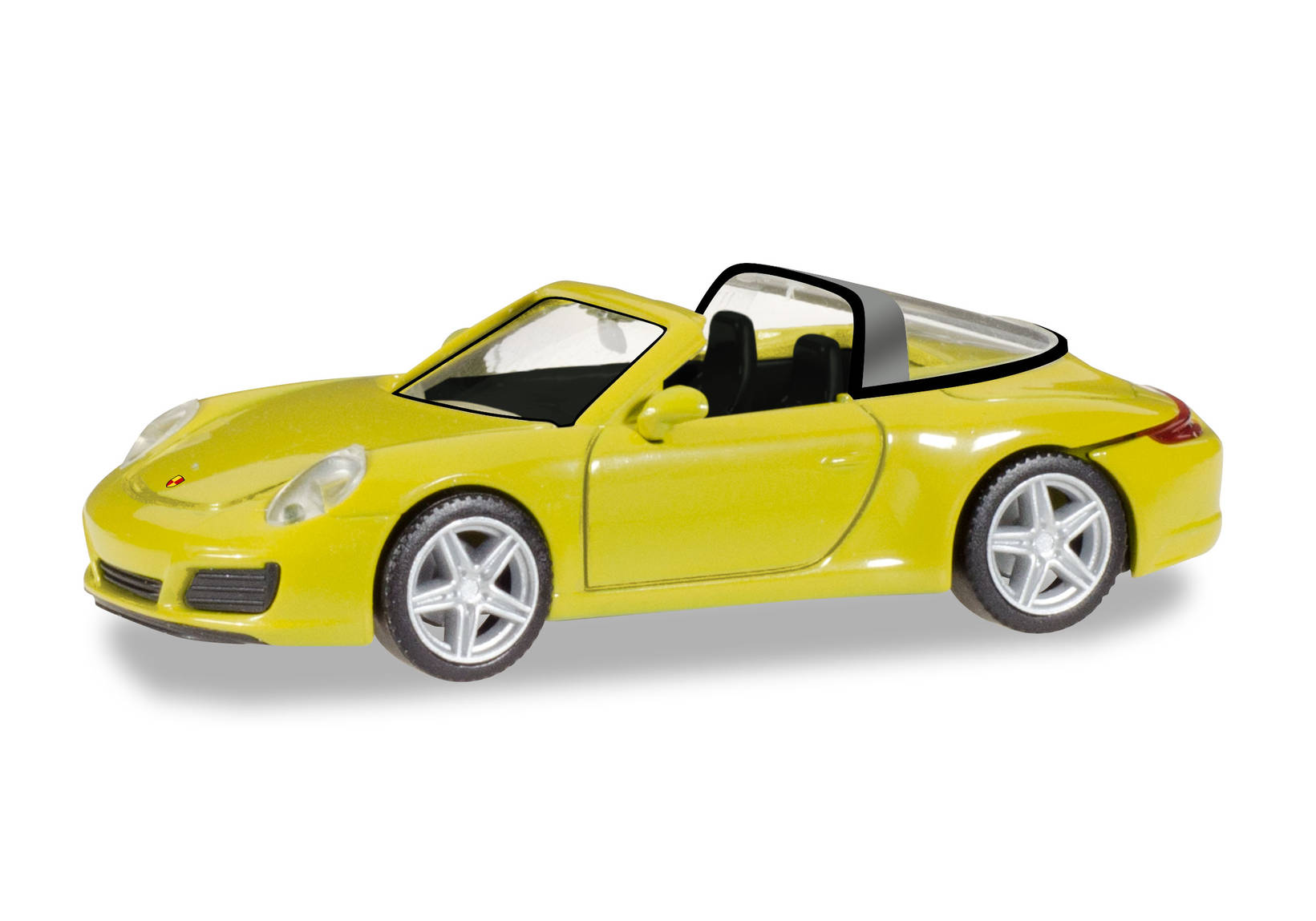Porsche 911 Targa 4, racing yellow