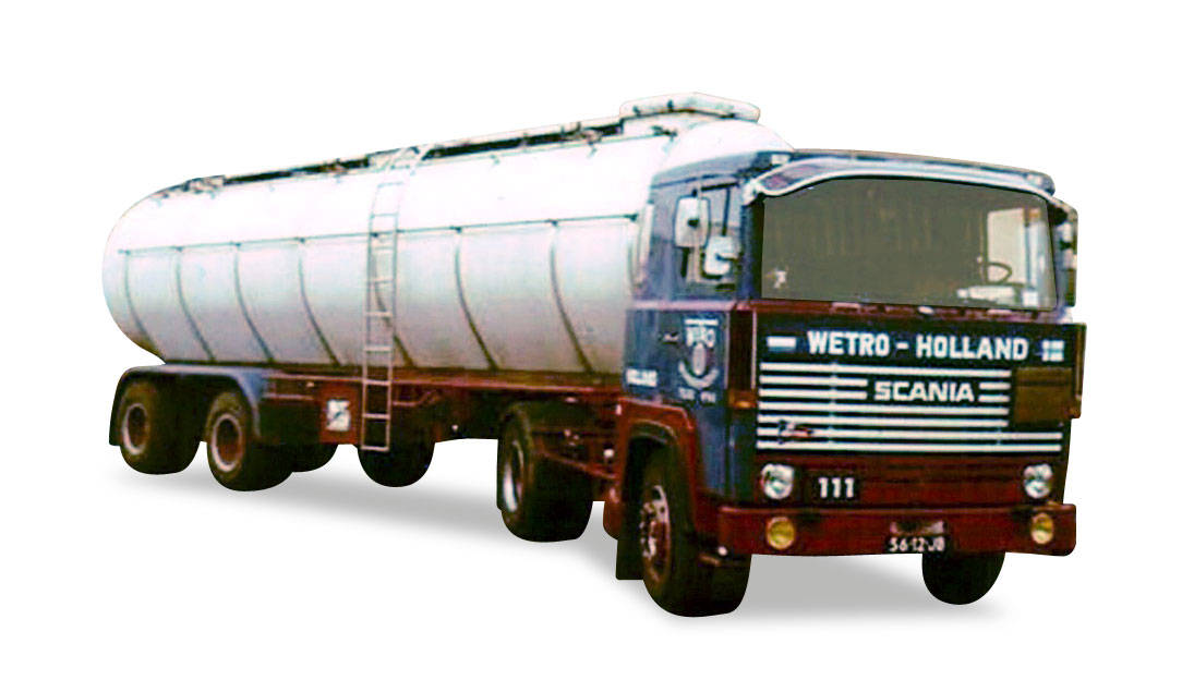 Scania 111 tank semitrailer "Wetro"