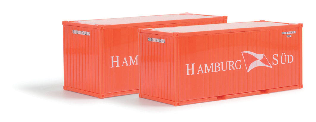 2x20ft. container "Hamburg Sued"