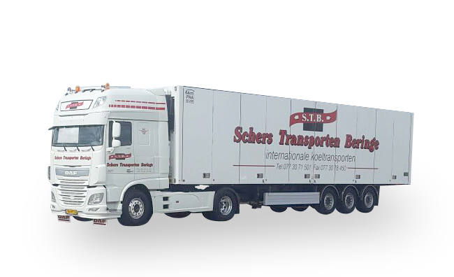 DAF XF Euro 6 SSC refrigerated semitrailer "Schwers Transporten"