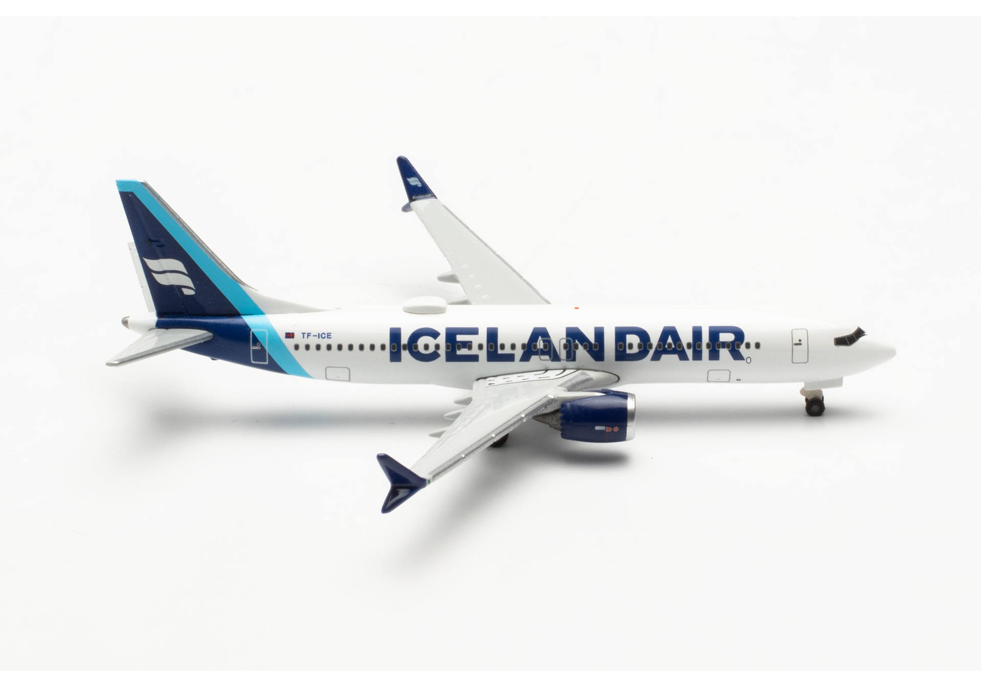 Icelandair Boeing 737 Max 8 - new colors (cyan tail stripe) – TF-ICE “Jökulsárlón”