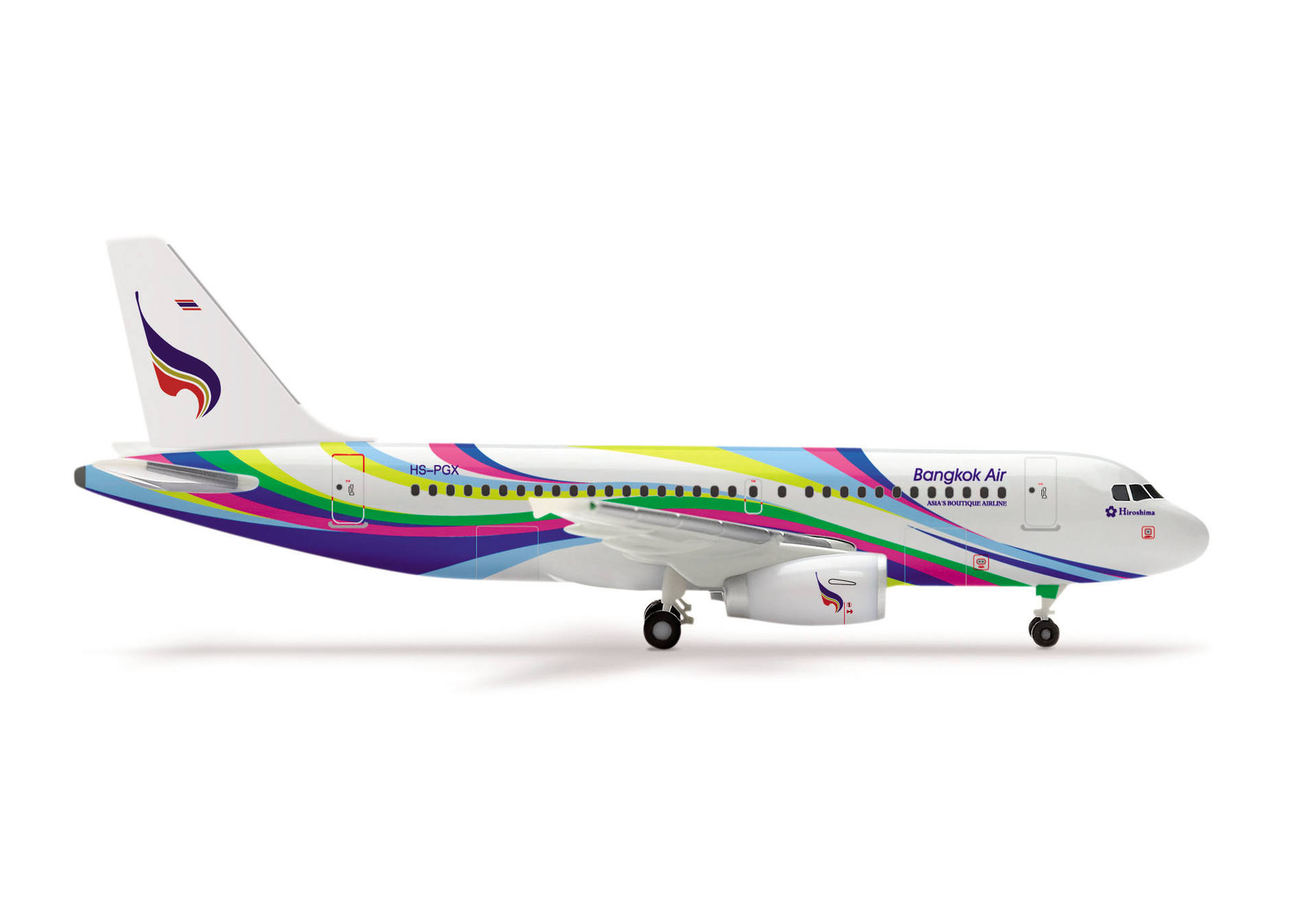 Bangkok Air Airbus A319 "Hiroshima"