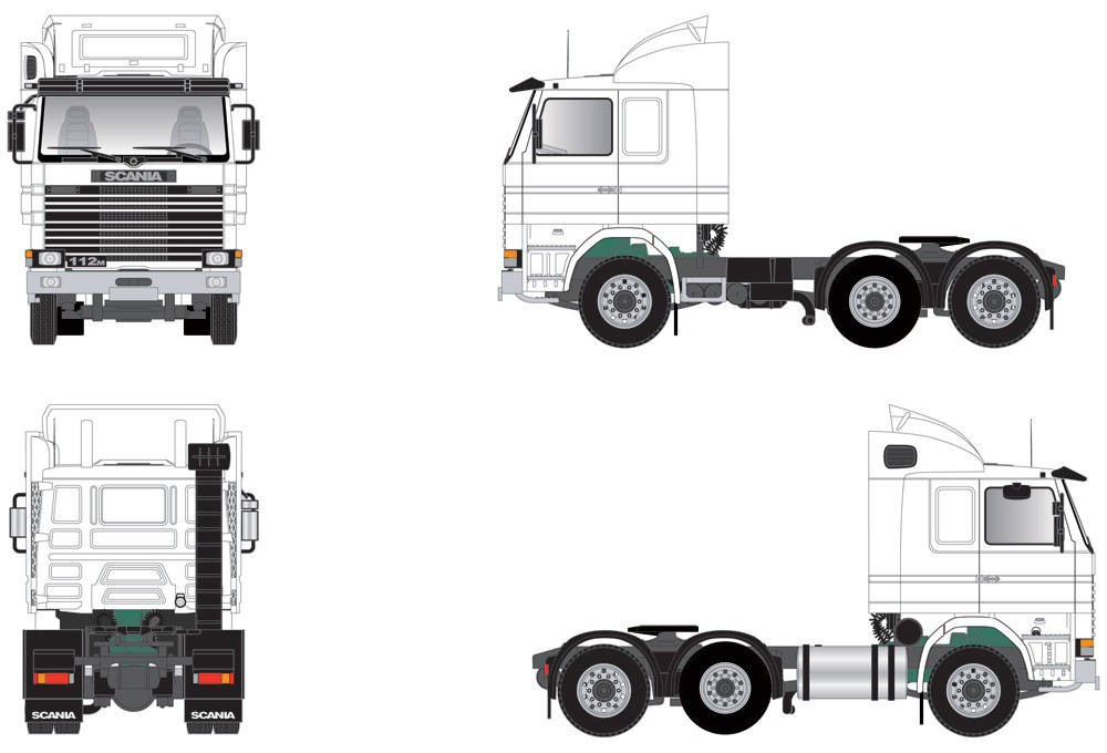 Scania 142 6x2 Zugmaschine