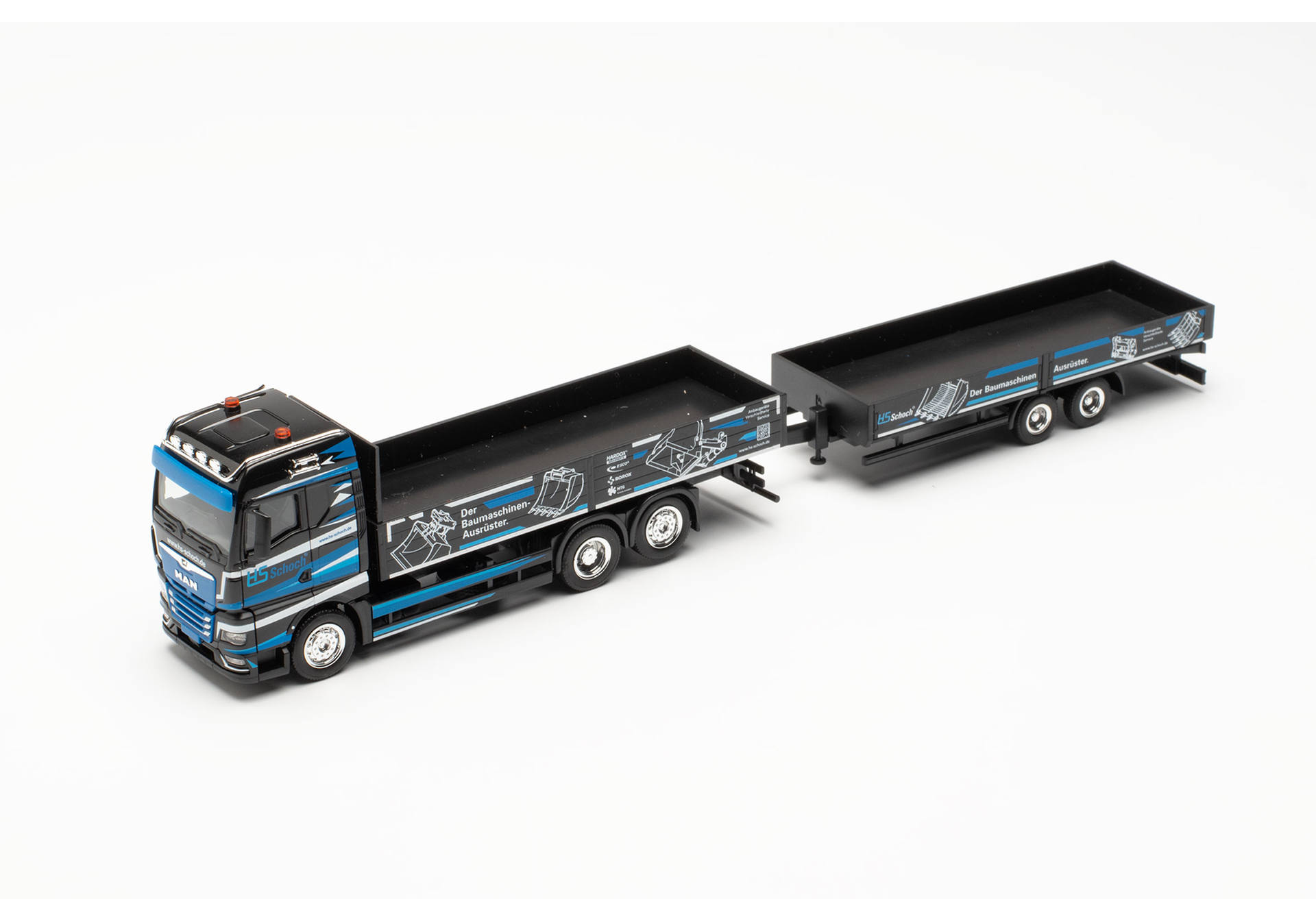 MAN TGX GM Tandempritschen-Hängerzug HS Schoch