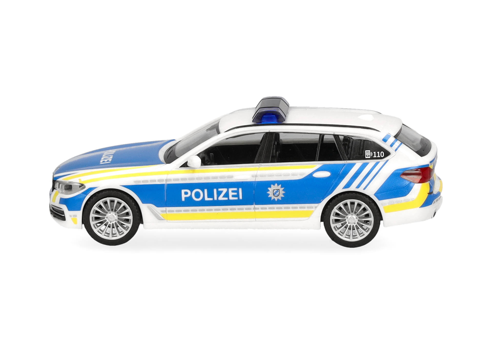 police car, polizei, sedan, blue white, sirens