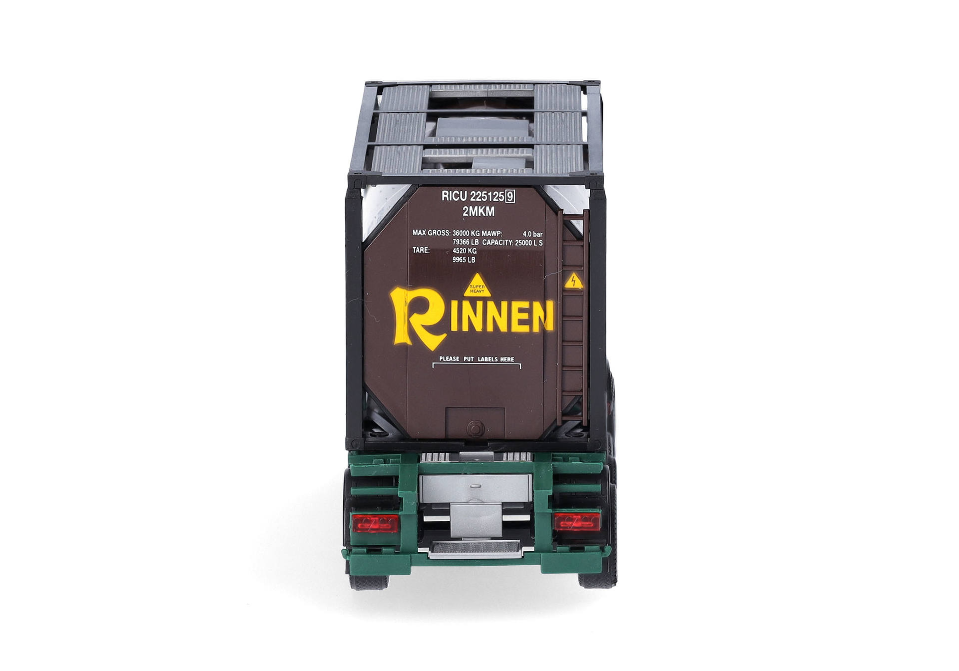 Mercedes-Benz Actros 18 Streamspace 2.3 Tankcontainer-Sattelzug "Rinnen" (Nordrhein-Westfalen/Moers)