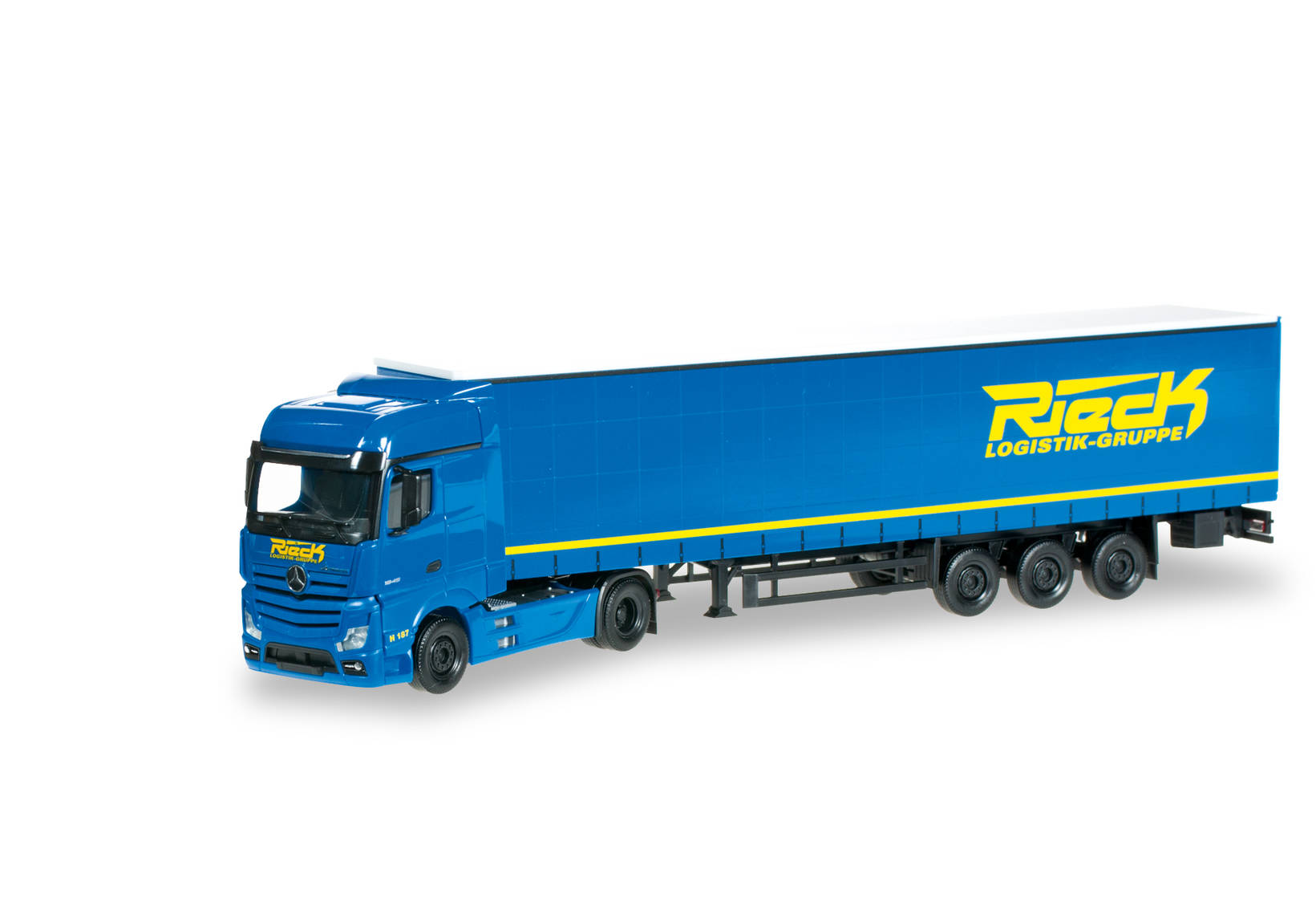 Mercedes-Benz Actros Bigspace curtain canvas semitrailer "Rieck"
