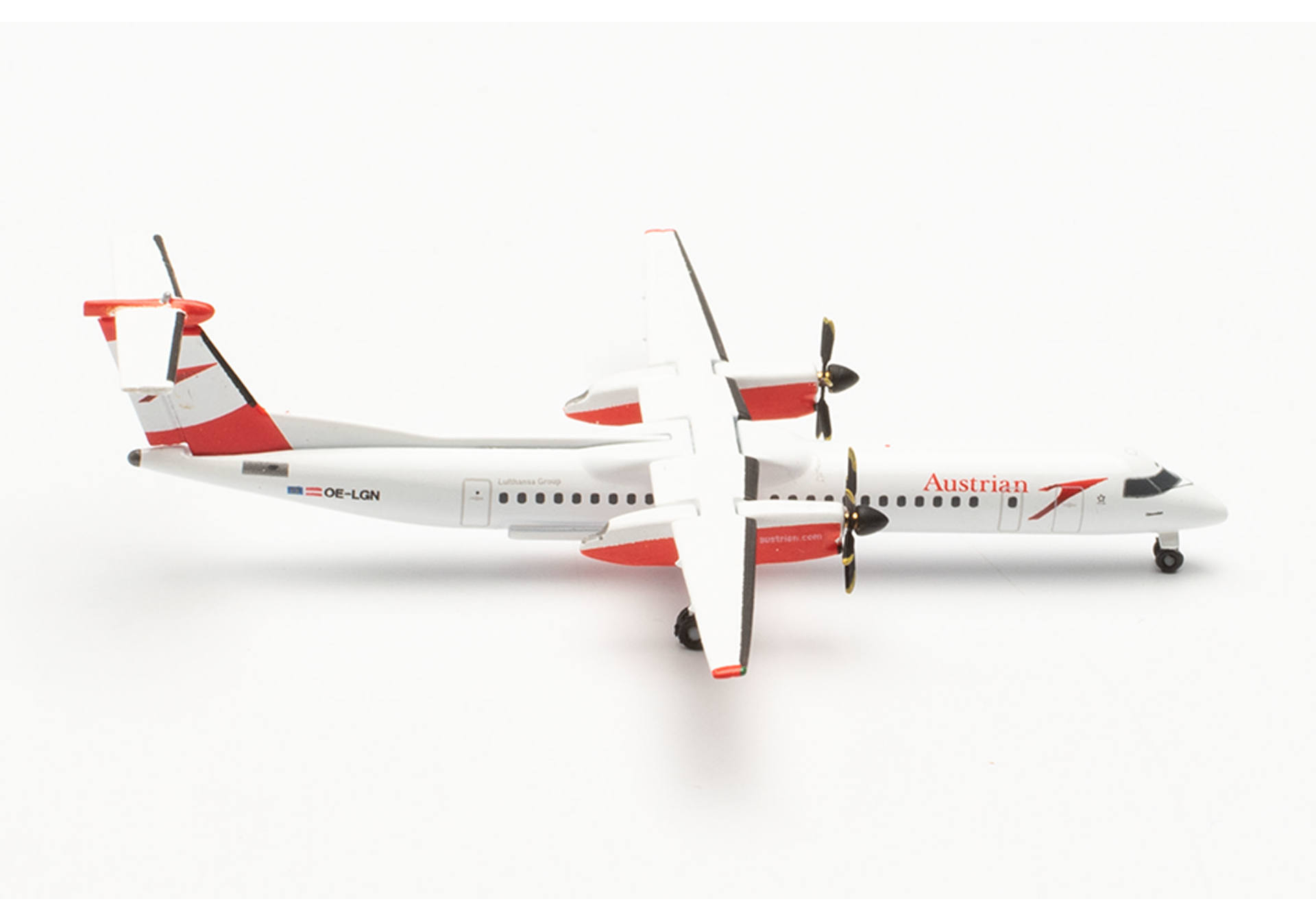 Austrian Airlines Bombardier Q400 (new colors) – OE-LGN “Gmunden”