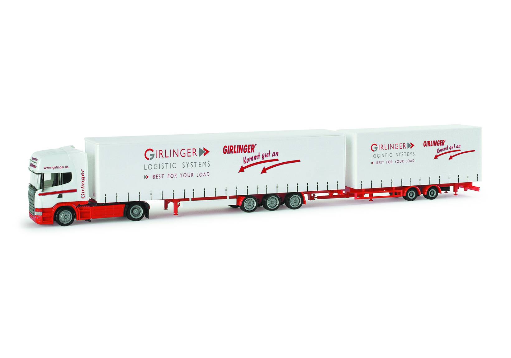 Scania R TL curtain canvas Eurocombi "Girlinger"