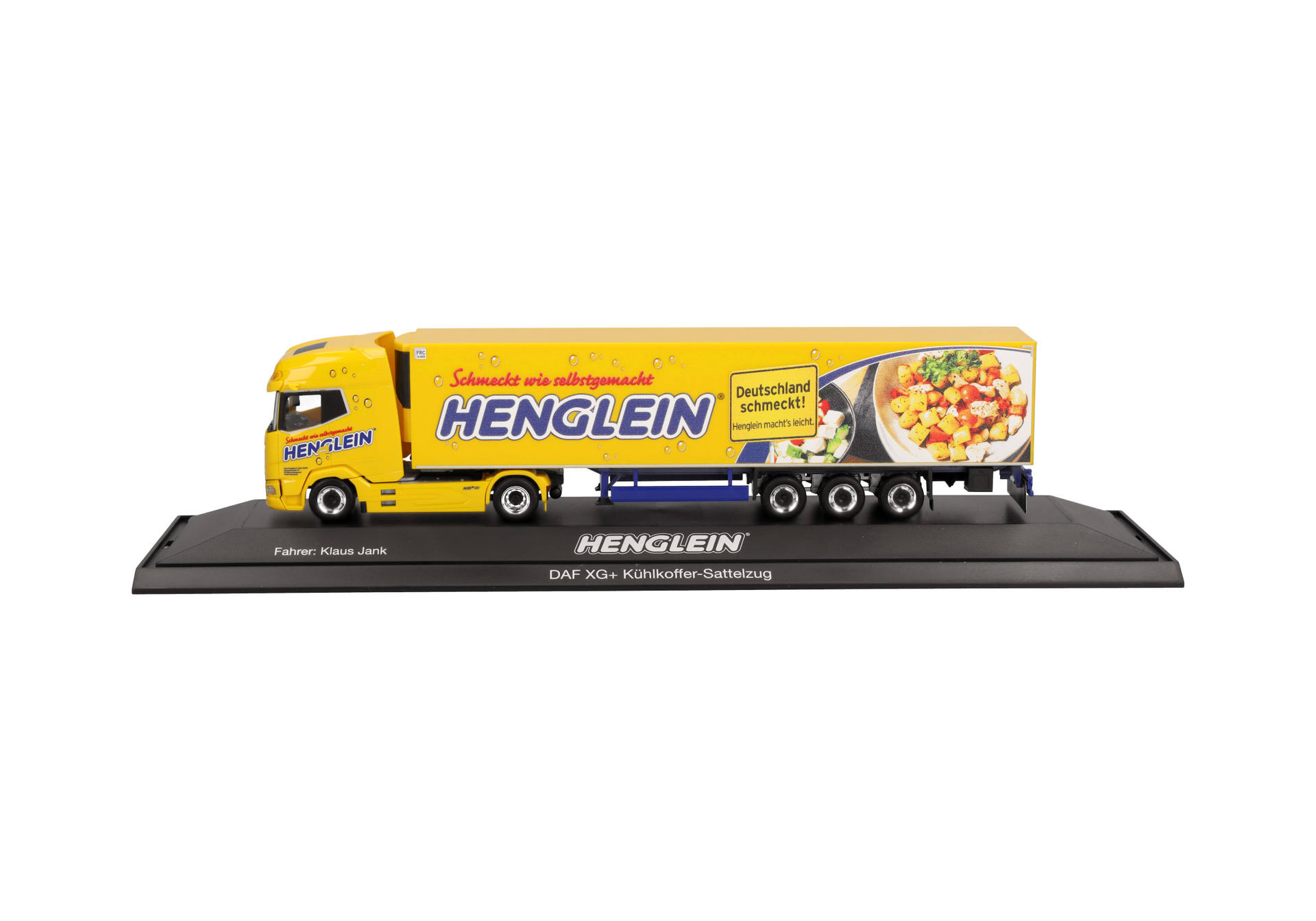 DAF XG+ refrigerated box semitrailer"Henglein/Gnocci"
