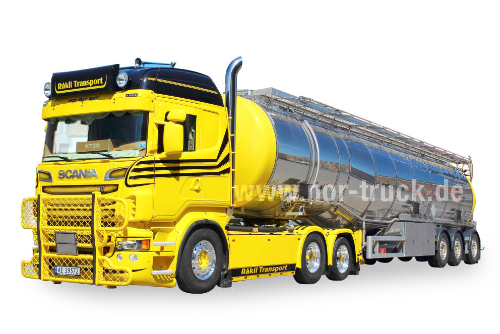Scania R HL tank semitrailer "Rakil"