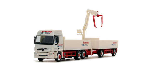 Mercedes-Benz Actros L Baustoff-Hängerzug "Rothermel"