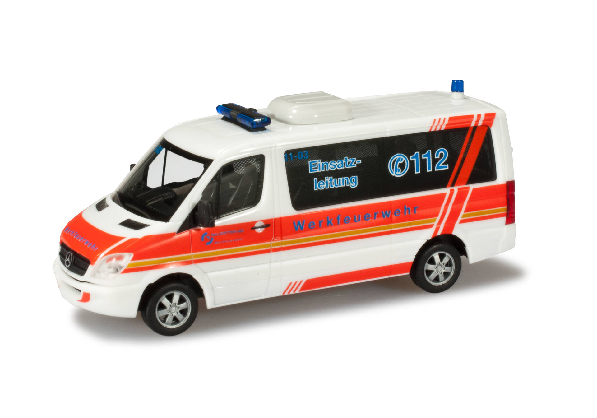 Mercedes-Benz Sprinter bus command vehicle "Salzgitter plant fire department"