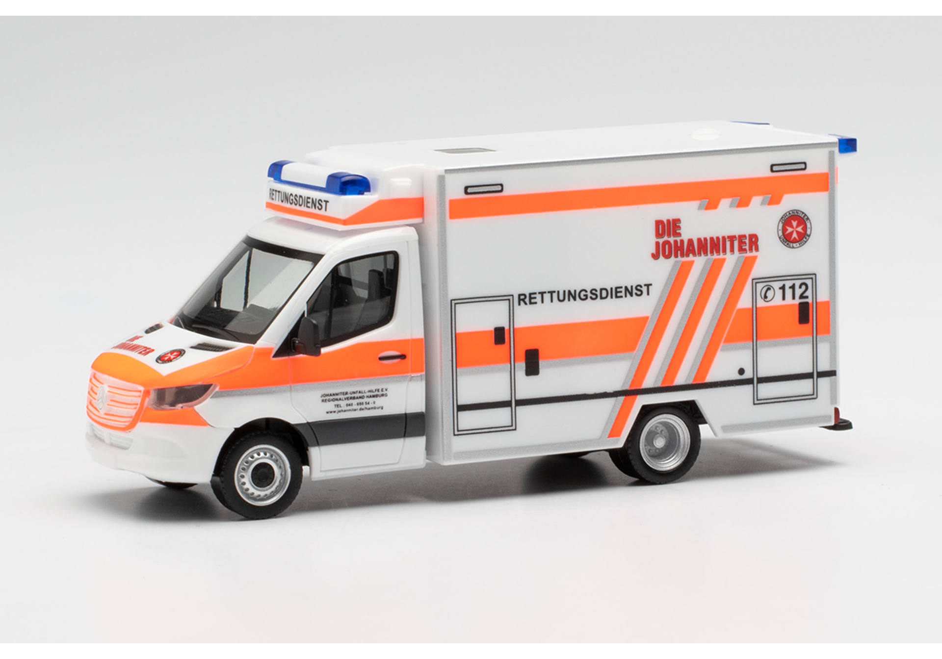 Mercedes-Benz Sprinter `18 Fahrtec ambulance "Johanniter Hamburg"