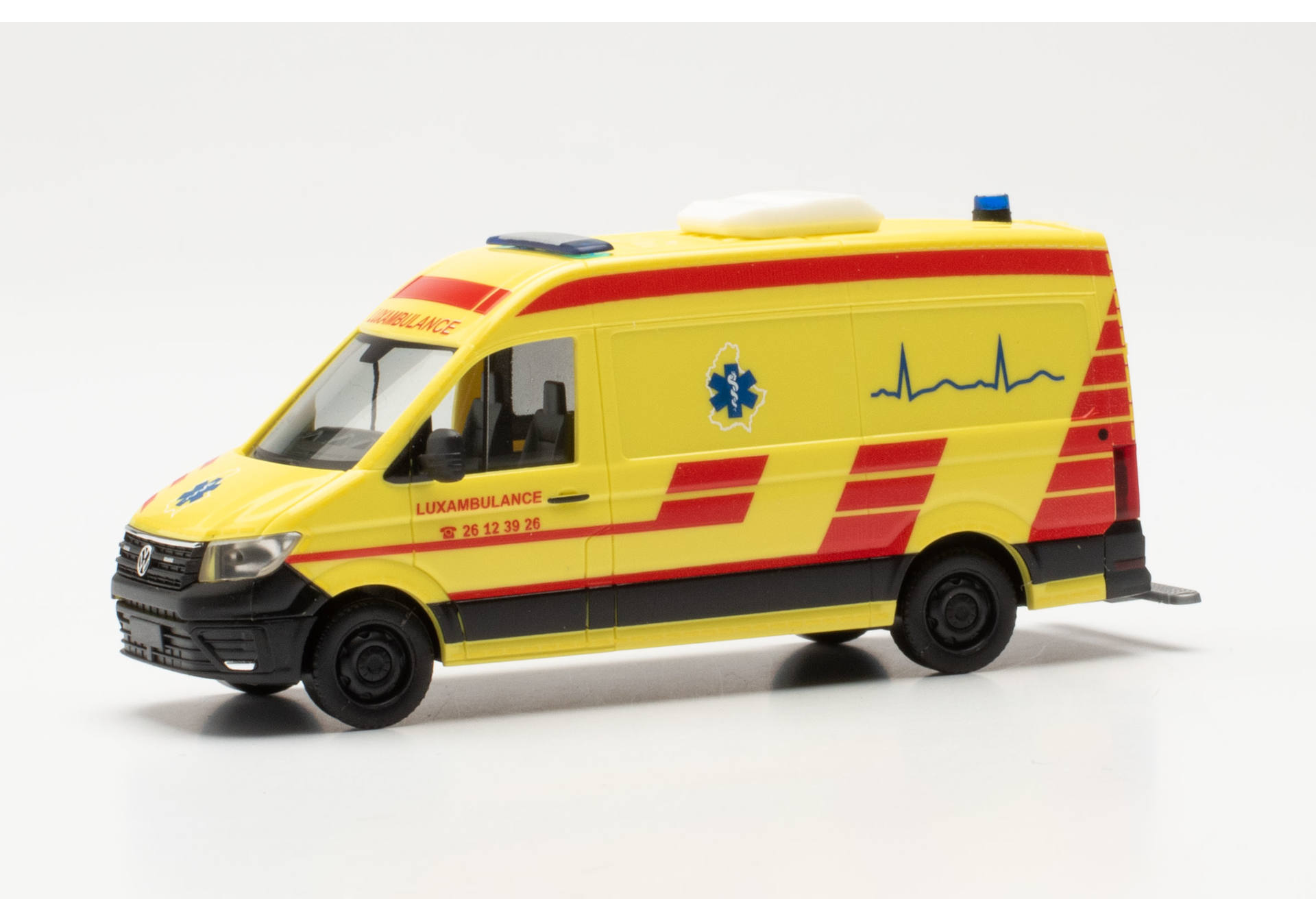 VW Crafter rescue vehicle "Luxambulance" (Luxembourg)