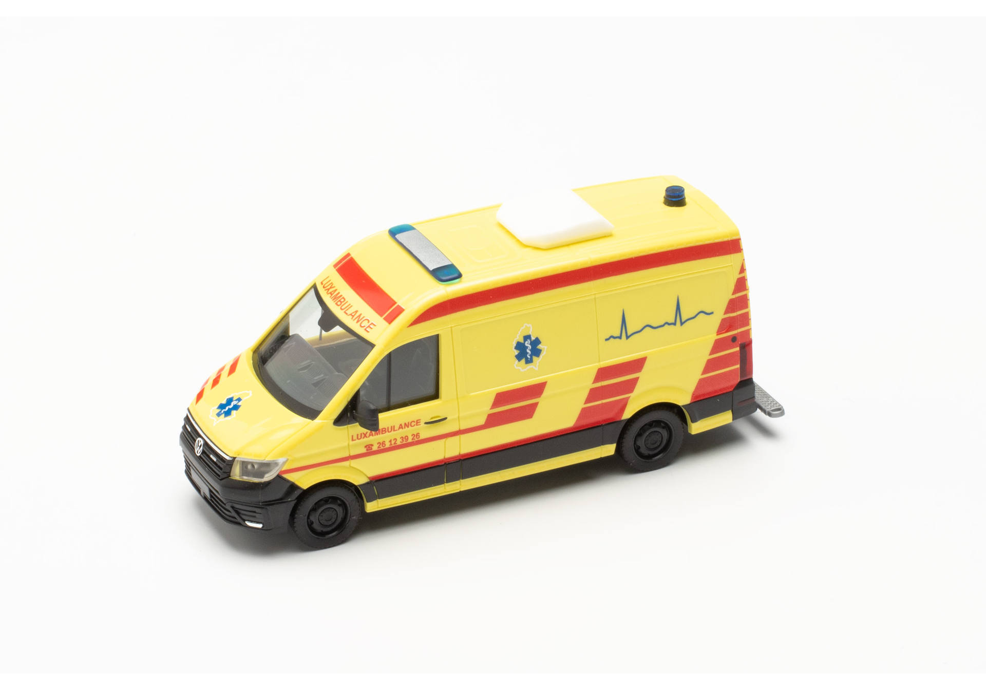 VW Crafter rescue vehicle "Luxambulance" (Luxembourg)