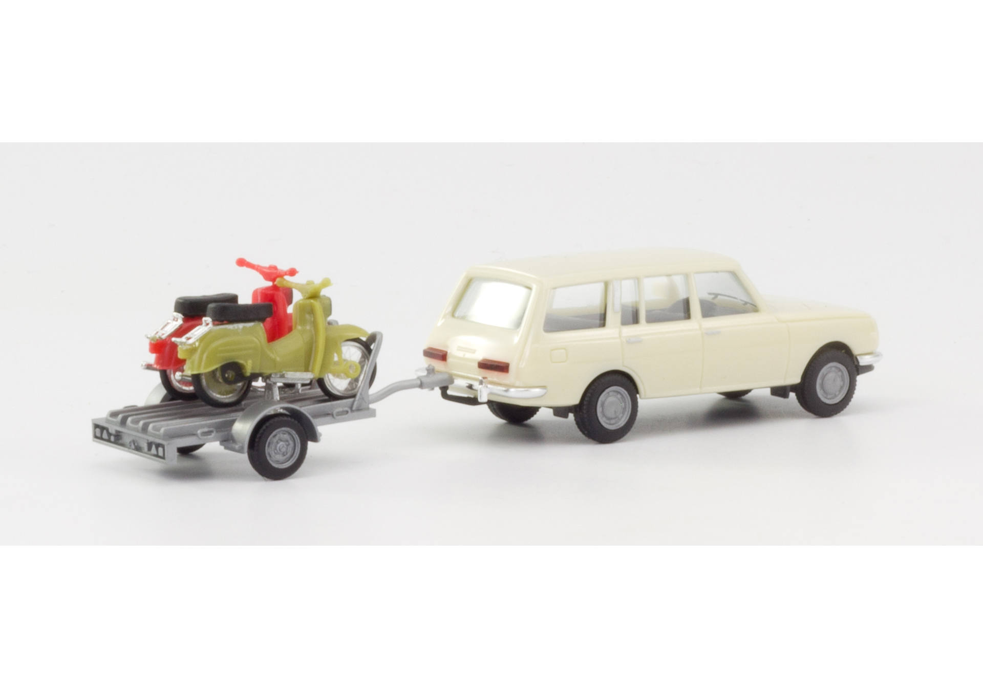 Wartburg 353 `66 Tourist with trailer and 2 Simson