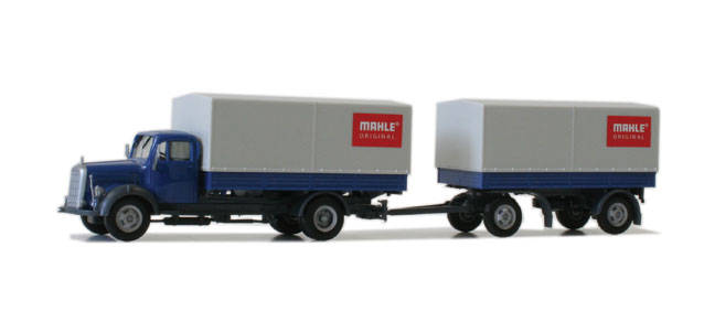 Mercedes-Benz 311 L canvas trailer "Mahle"