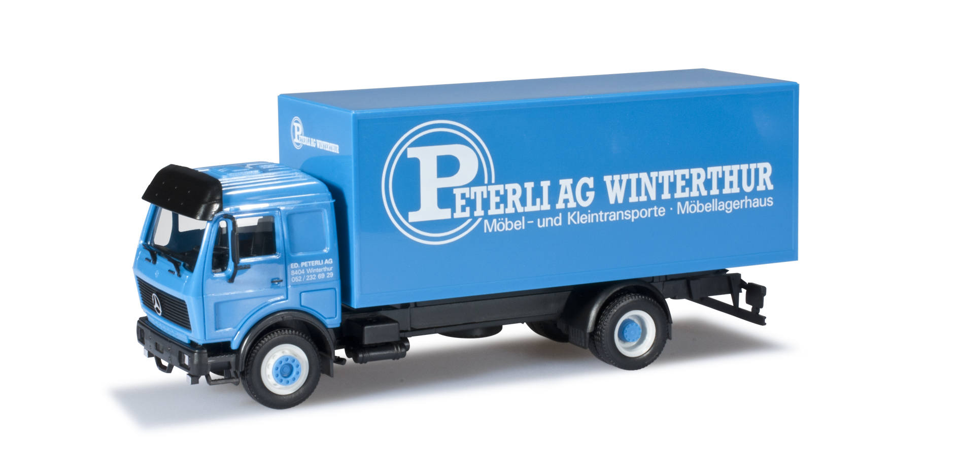 Mercedes-Benz NG 80 box trailer "Peterli AG"