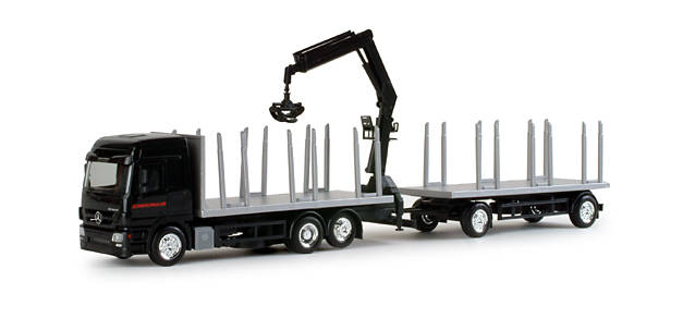 Mercedes-Benz Actros L stake trailer "Schwarzmueller"
