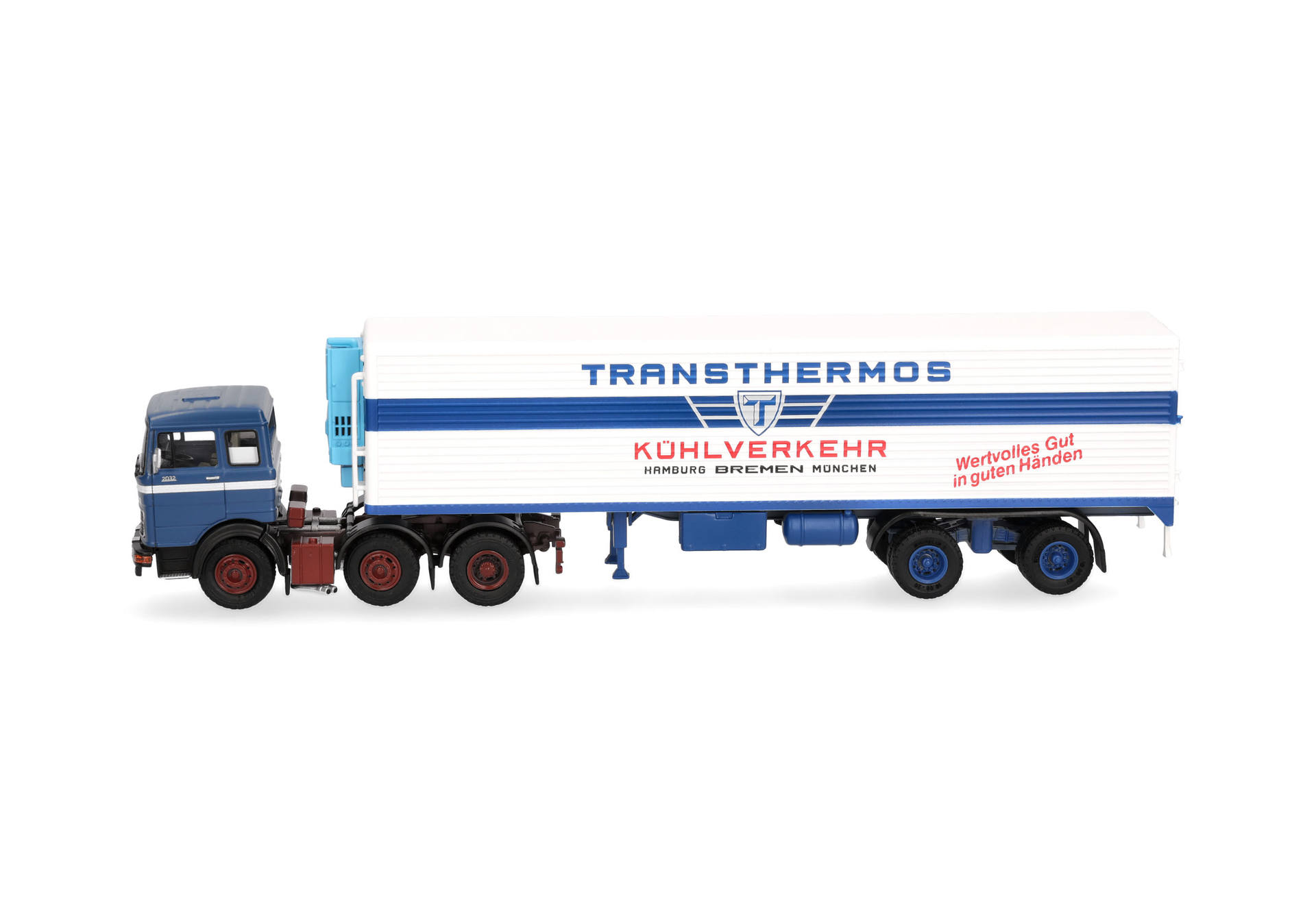 Mercedes-Benz LPS 2032 refrig. box semitrailer truck "Rathje/Transthermos" (Lower Saxony/Groß Meckelsen)