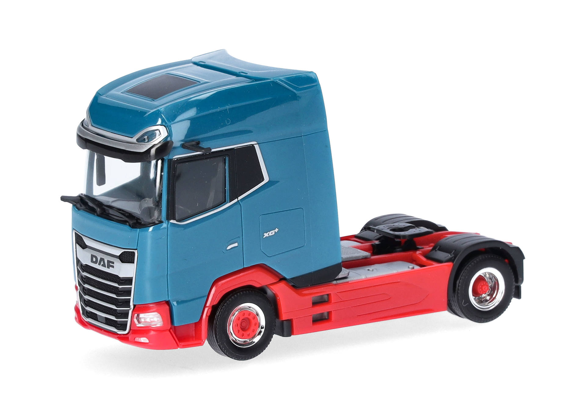 DAF XG+ rigid tractor 2axles, turquoise blue