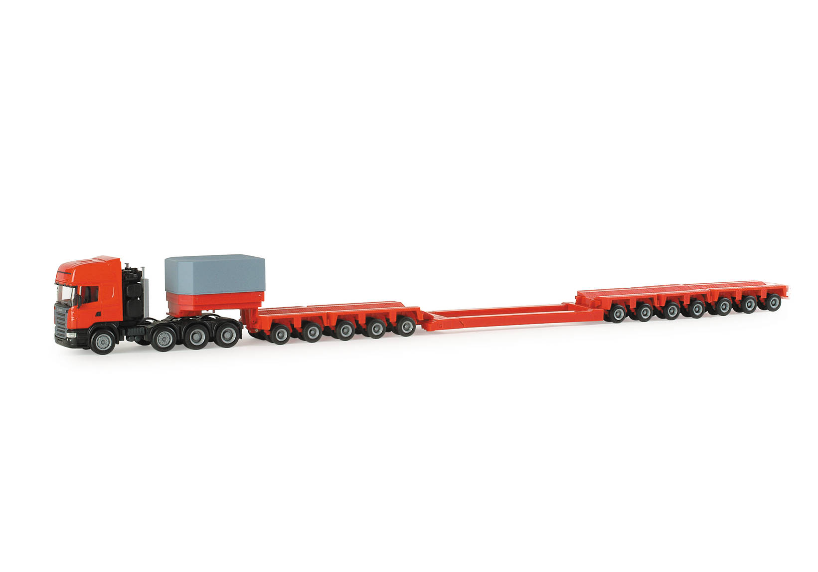 Scania R TL Tieflade-Sattelzug mit Plane