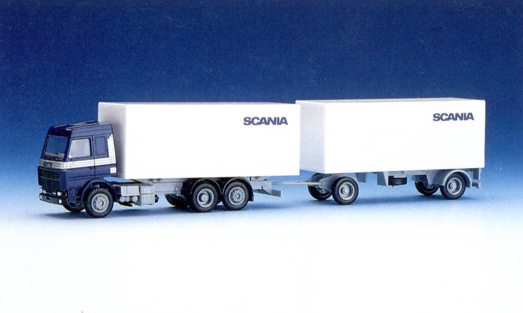 Scania 143 m platform plane saddle train 2a/3a