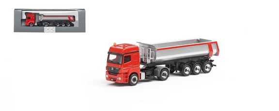 Mercedes-Benz Axor Carnehl-Rundmulde Kipp-saddle train special box