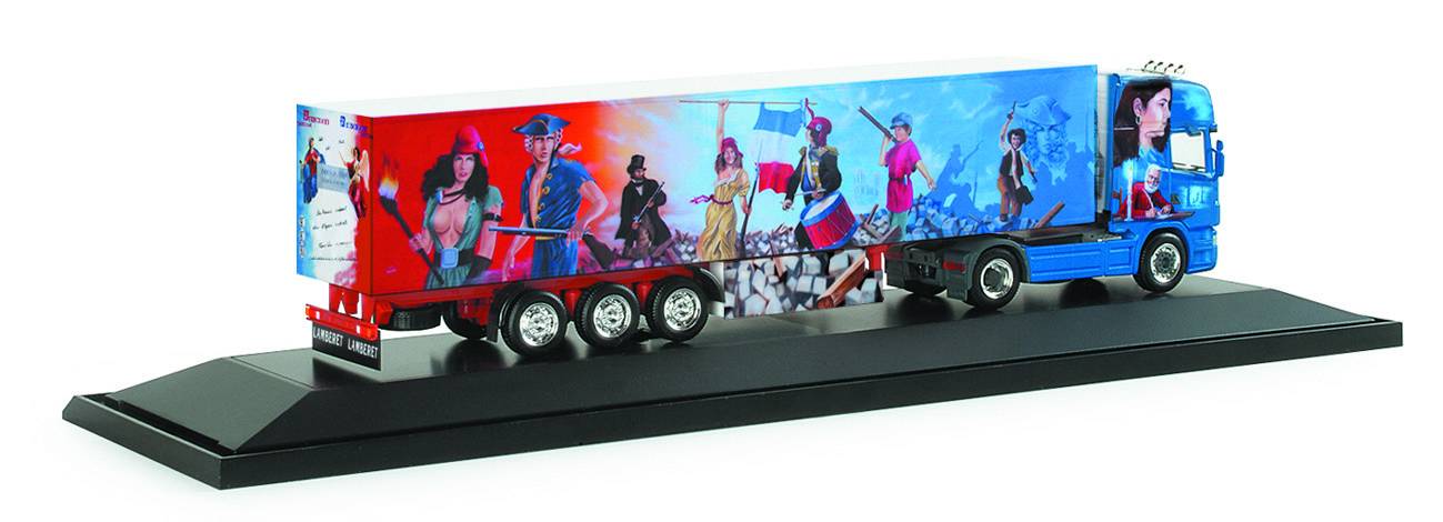 Scania RTL box semitrailer "La Revolution" (F)