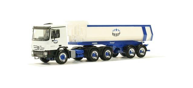 Mercedes-Benz Actros M dump semitrailer "Unirop"